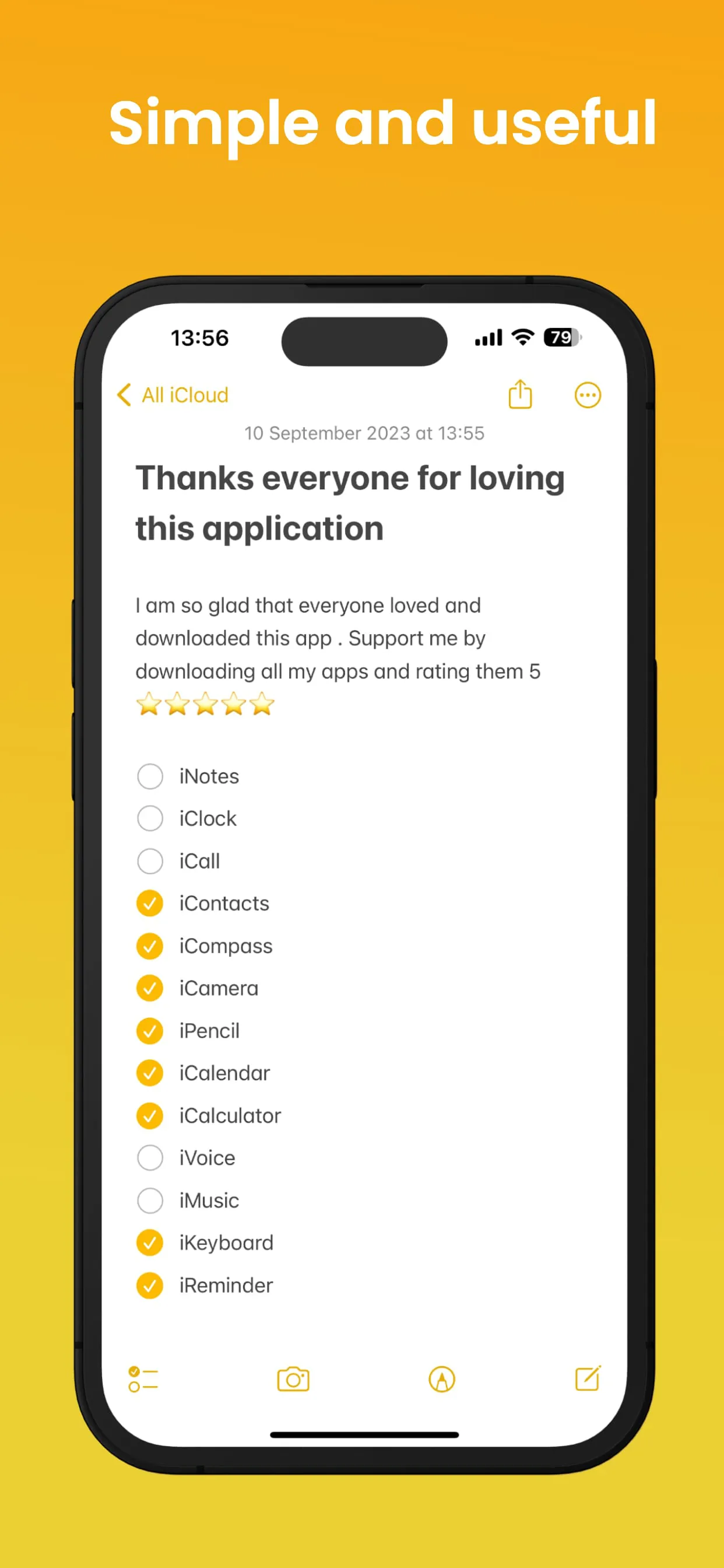 Note OS 18 - Phone 16 Notes