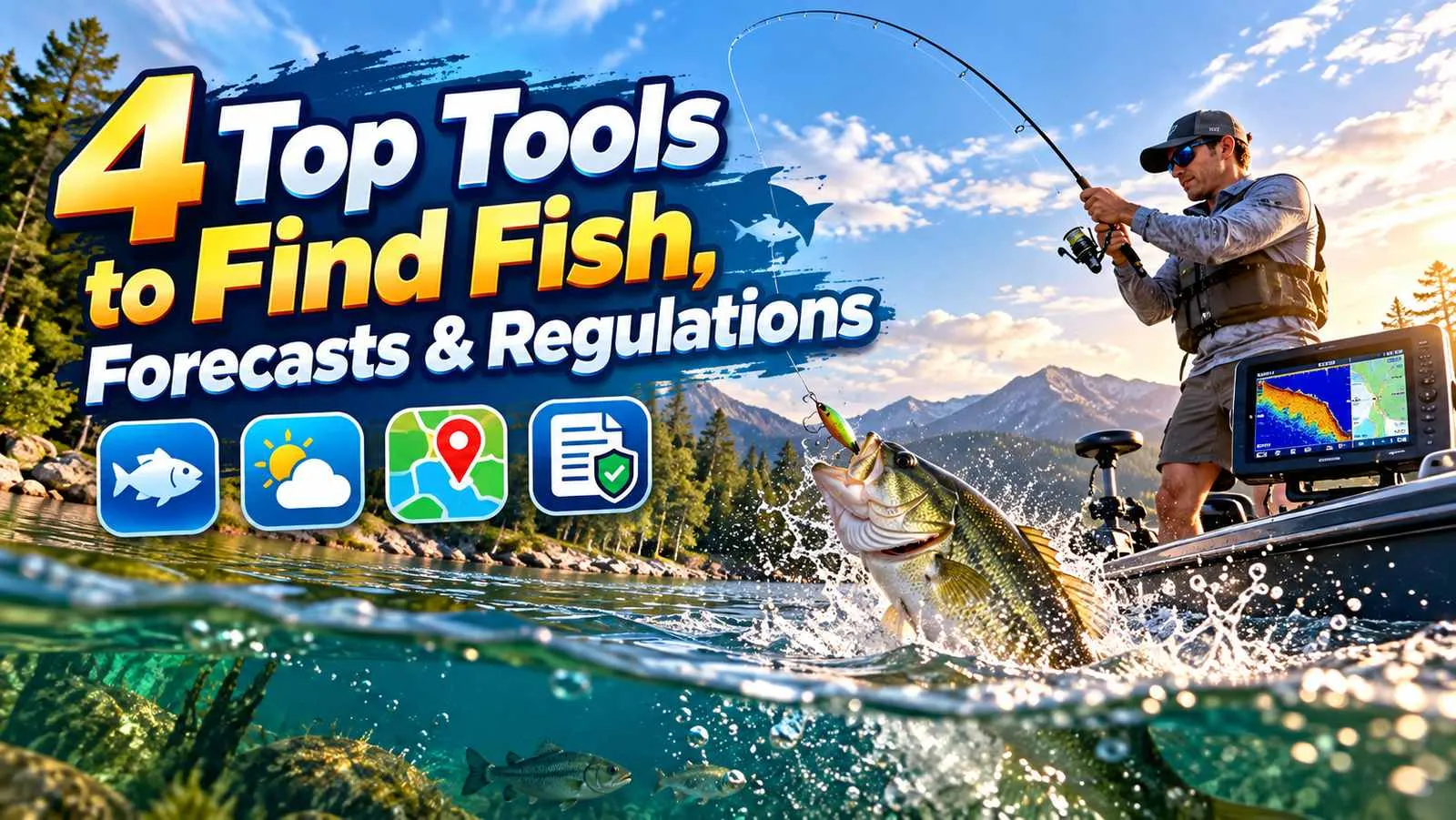 4 Top Tools to Find Fish, Forecasts & Regulations
