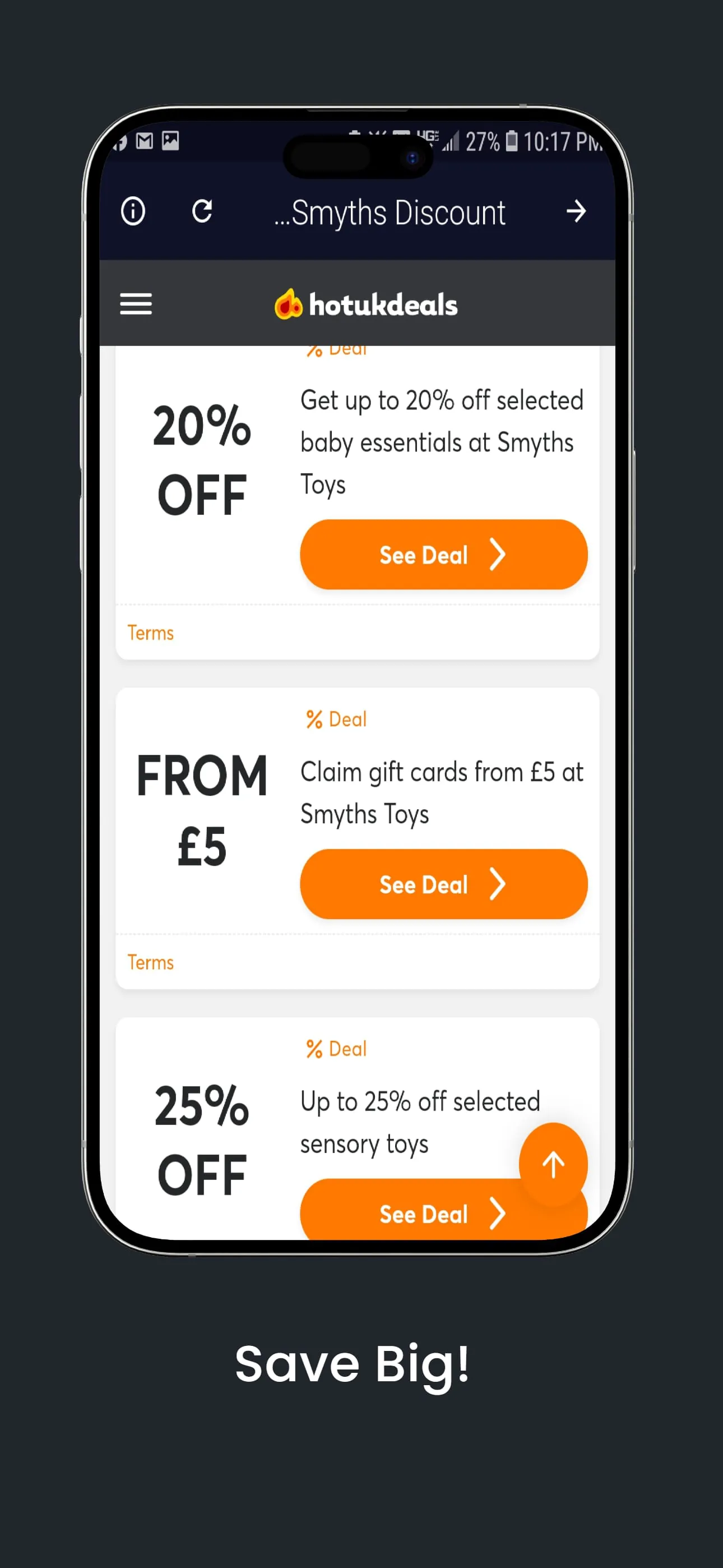Smyths Toys voucher code