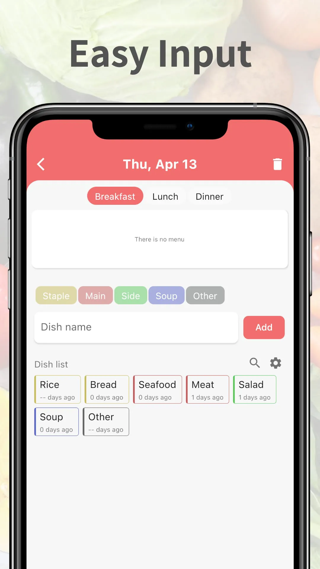 Daily Meal Planner