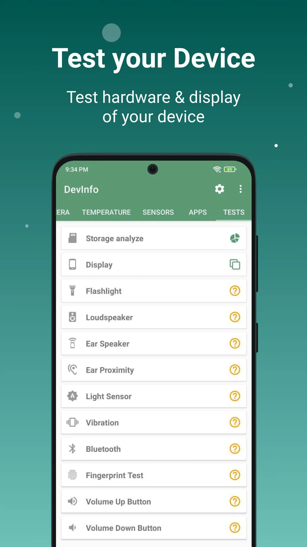Device Info: View phone info