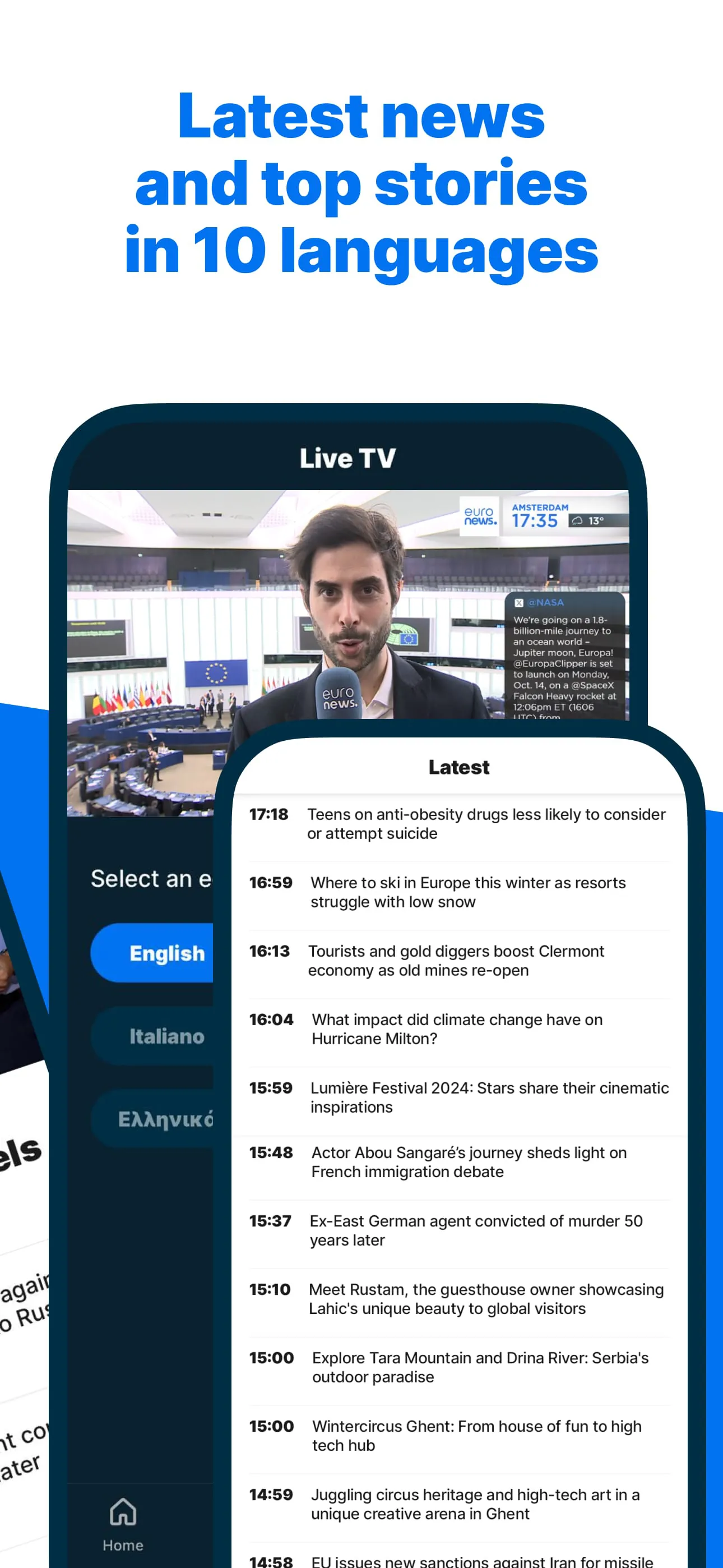 Euronews - Daily, live TV news