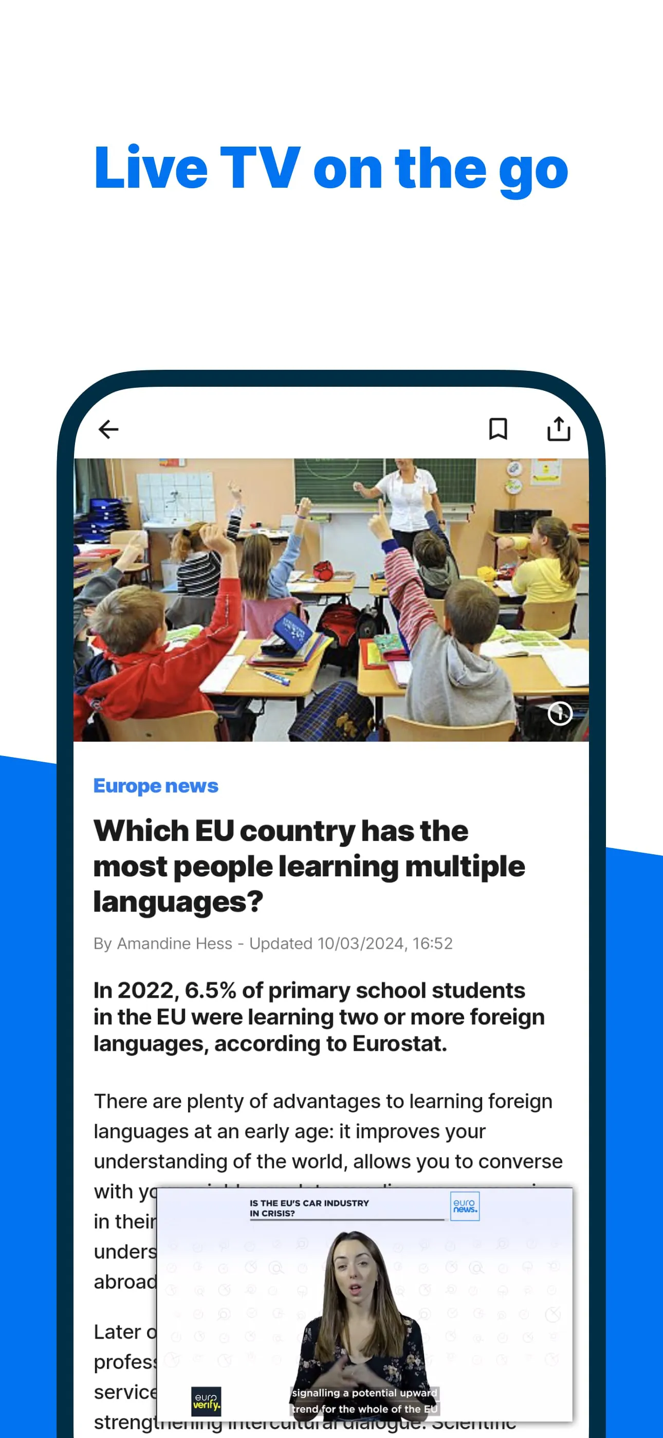 Euronews - Daily, live TV news