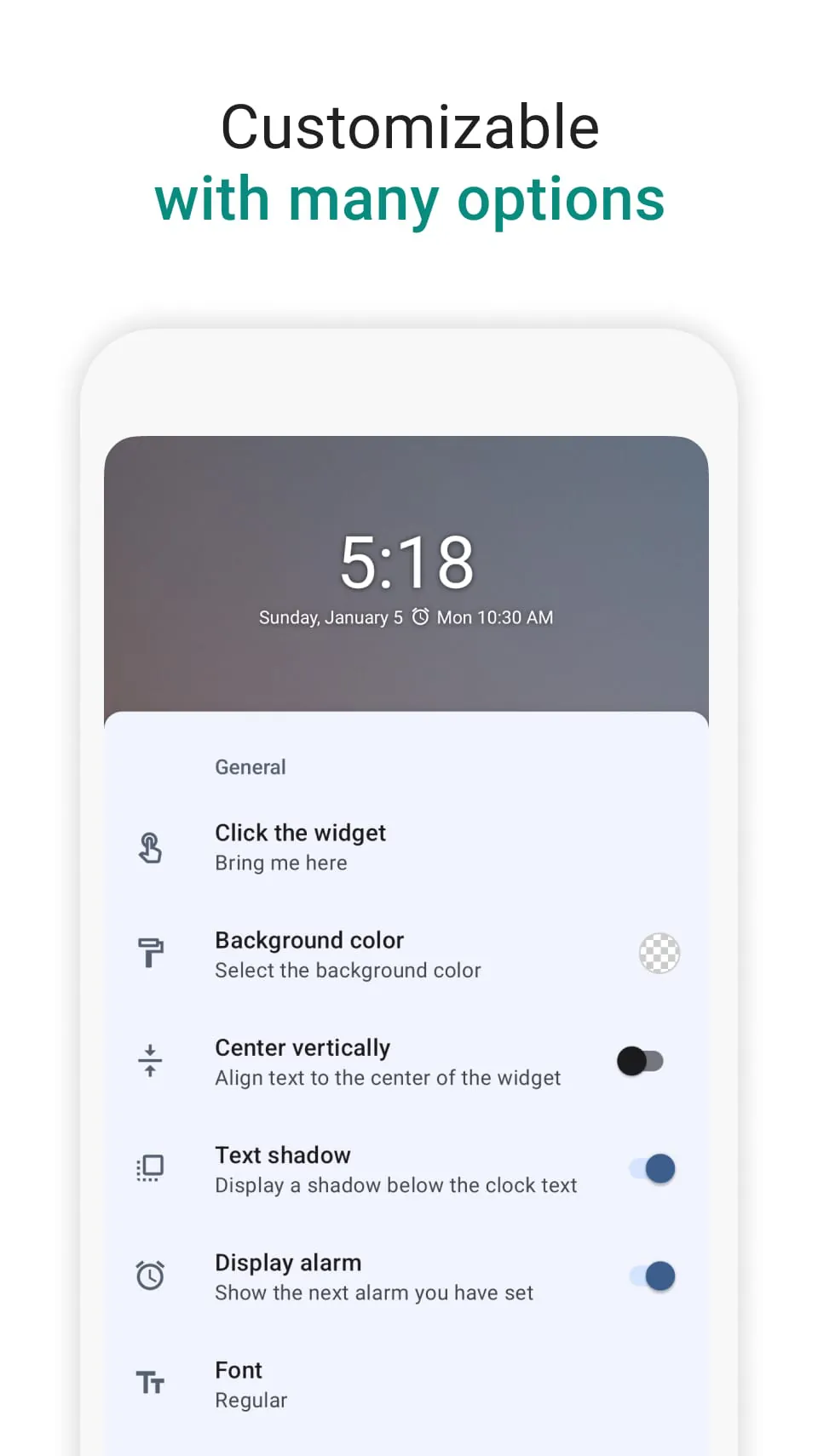 Digital Clock Widget