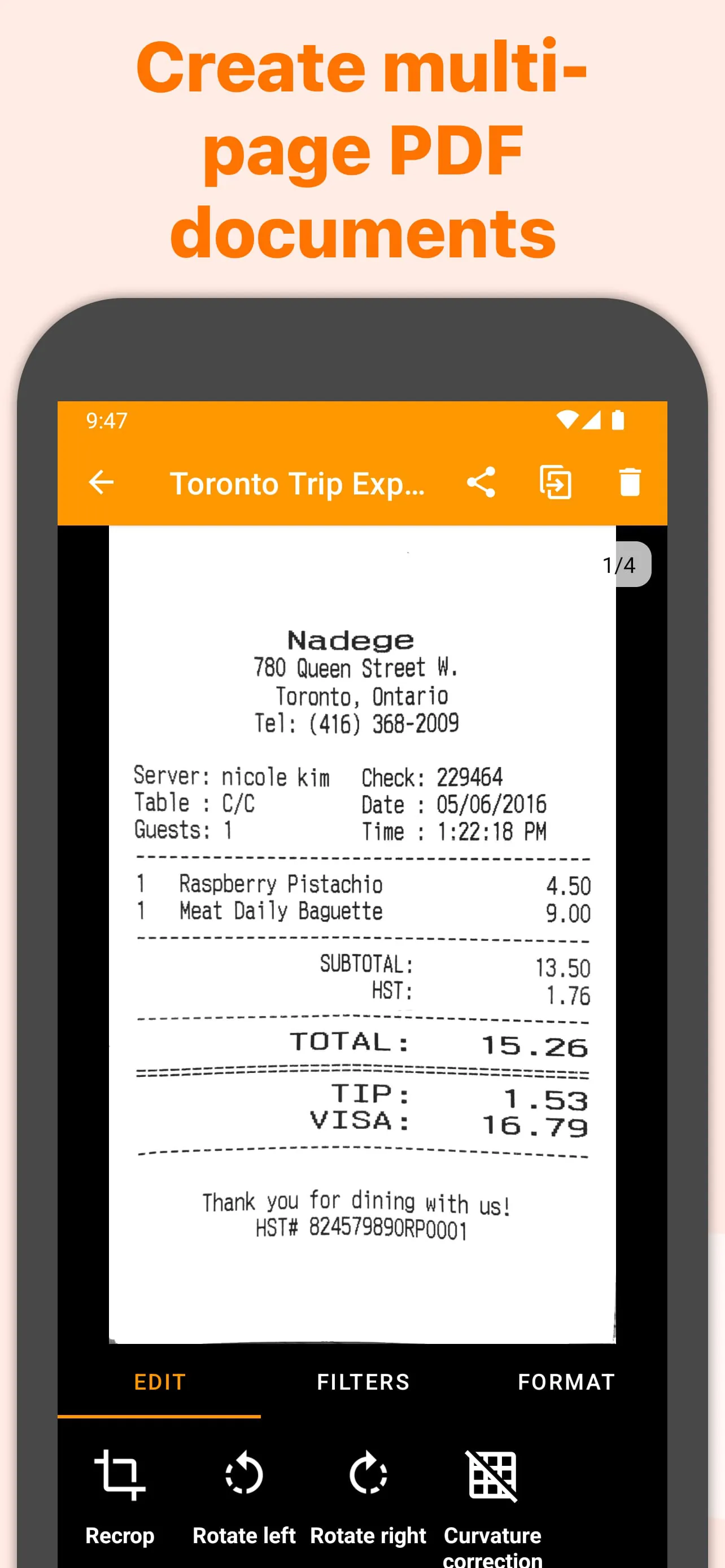Genius Scan - PDF Scanner