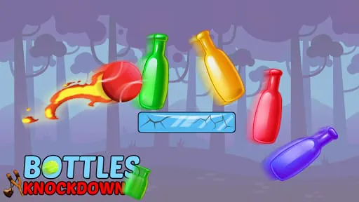 Bottle Shooting Game Knock