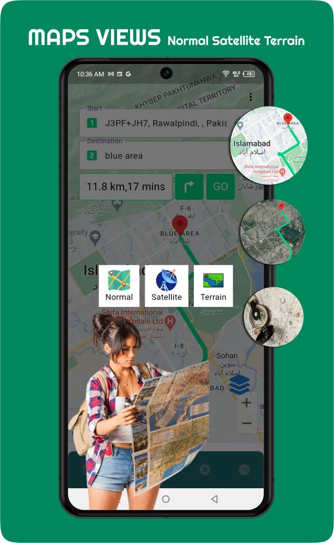 MAPS & GPS Voice Navigation