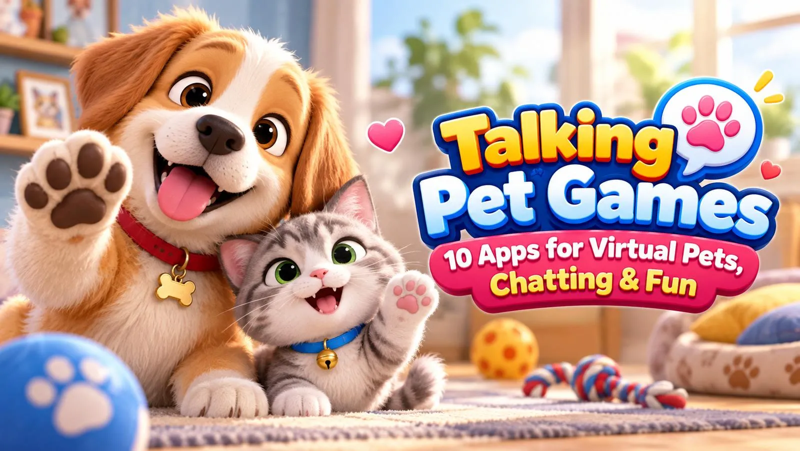 Talking Pet Games - 10 Apps for Virtual Pets, Chatting & Fun