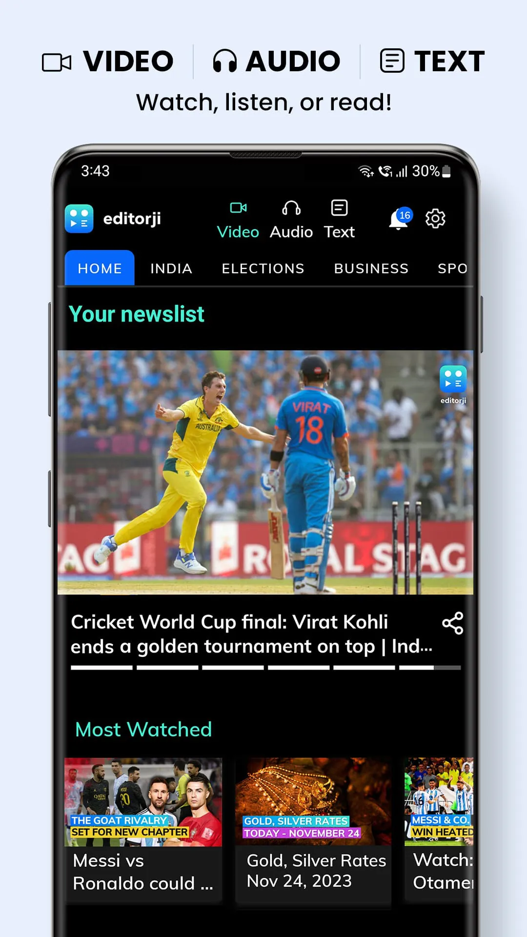 Editorji -Latest News in India