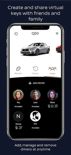 Infiniti Virtual Key