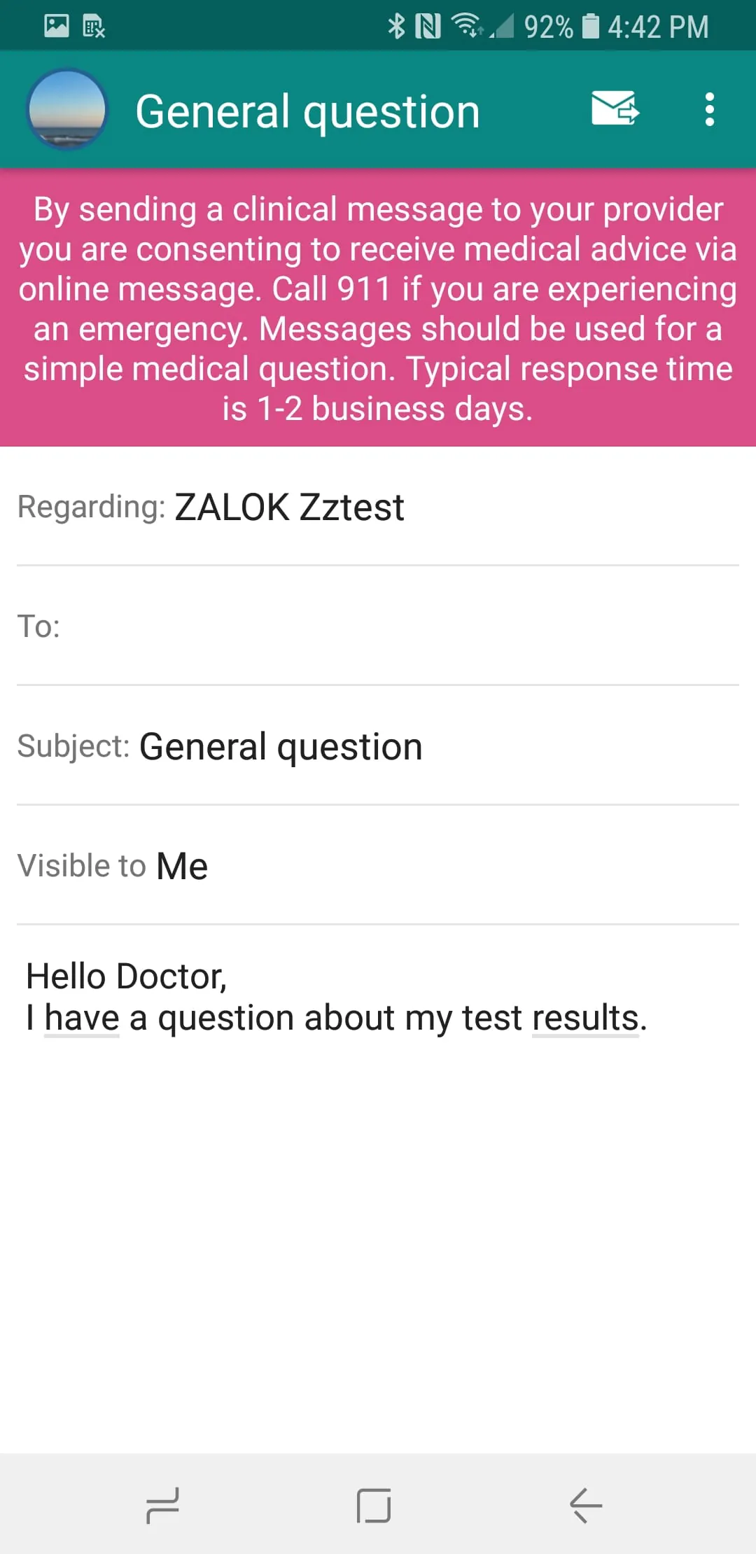 Sutter Health My Health Online