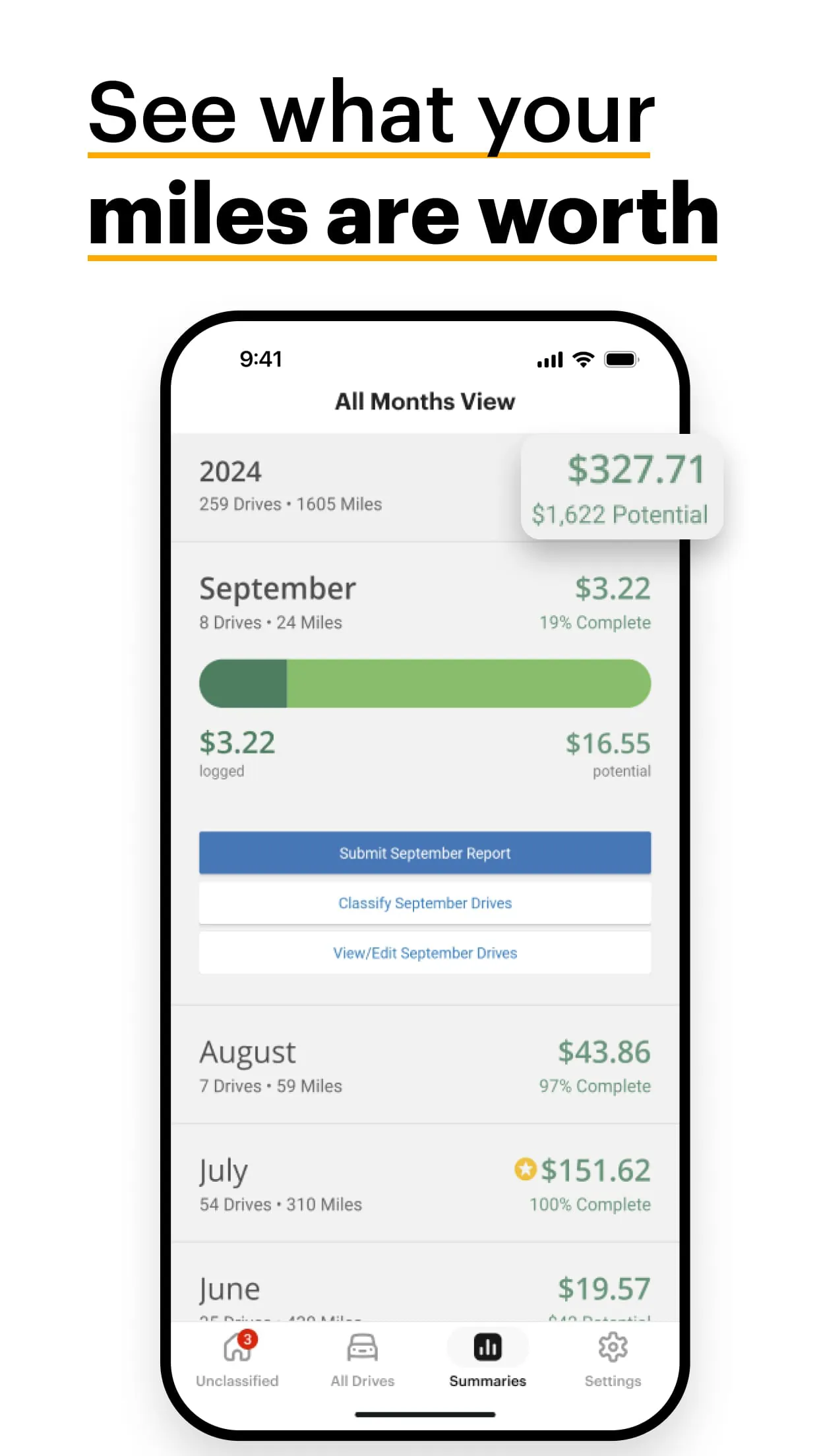Mileage Tracker & Log - MileIQ