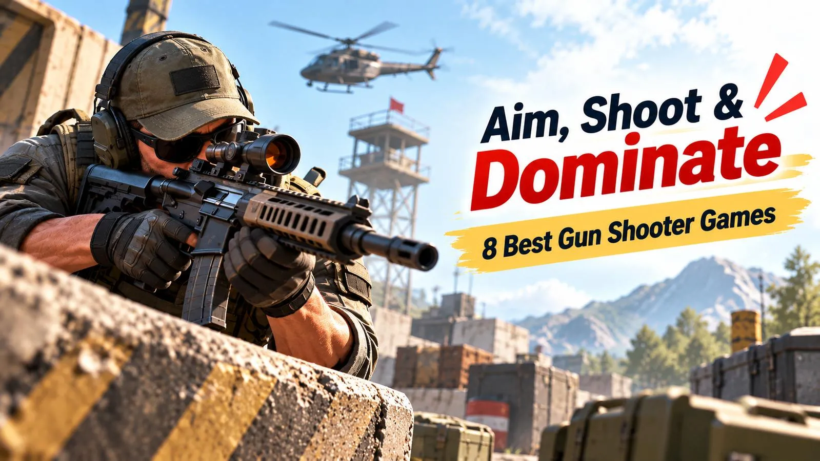 How to Aim, Shoot & Dominate with 8 Best Gun Shooter Games