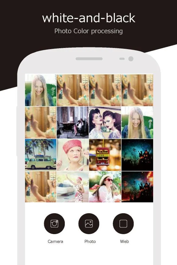 Monochrome Color Photo Effects