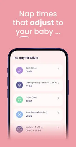 BabyNaps: sleep schedule