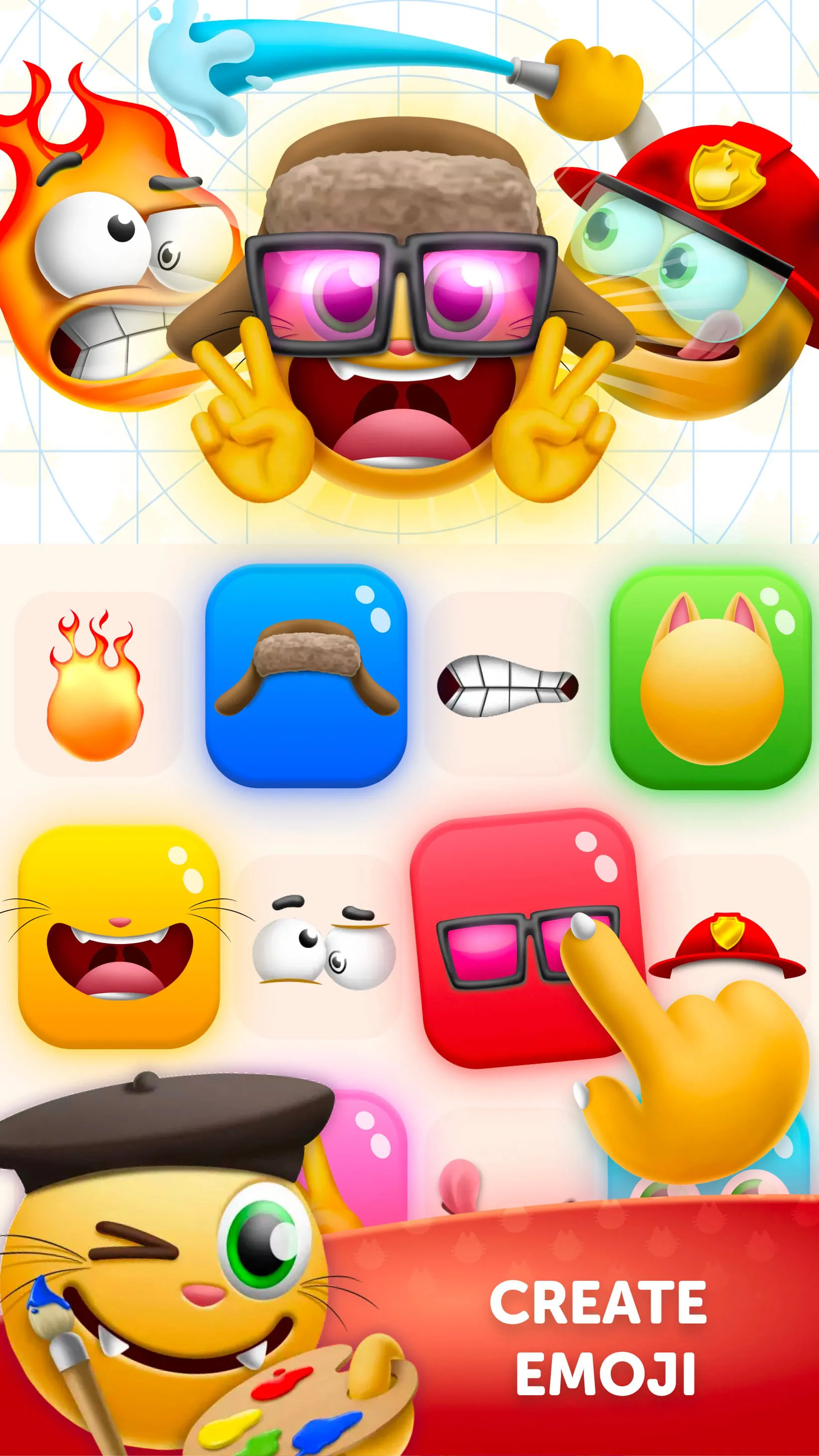 Emoji Up genmoji sticker maker