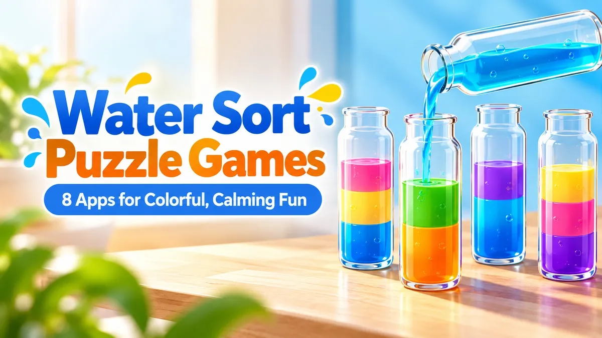 Water Sort Puzzle Games - 8 Apps for Colorful, Calming Fun