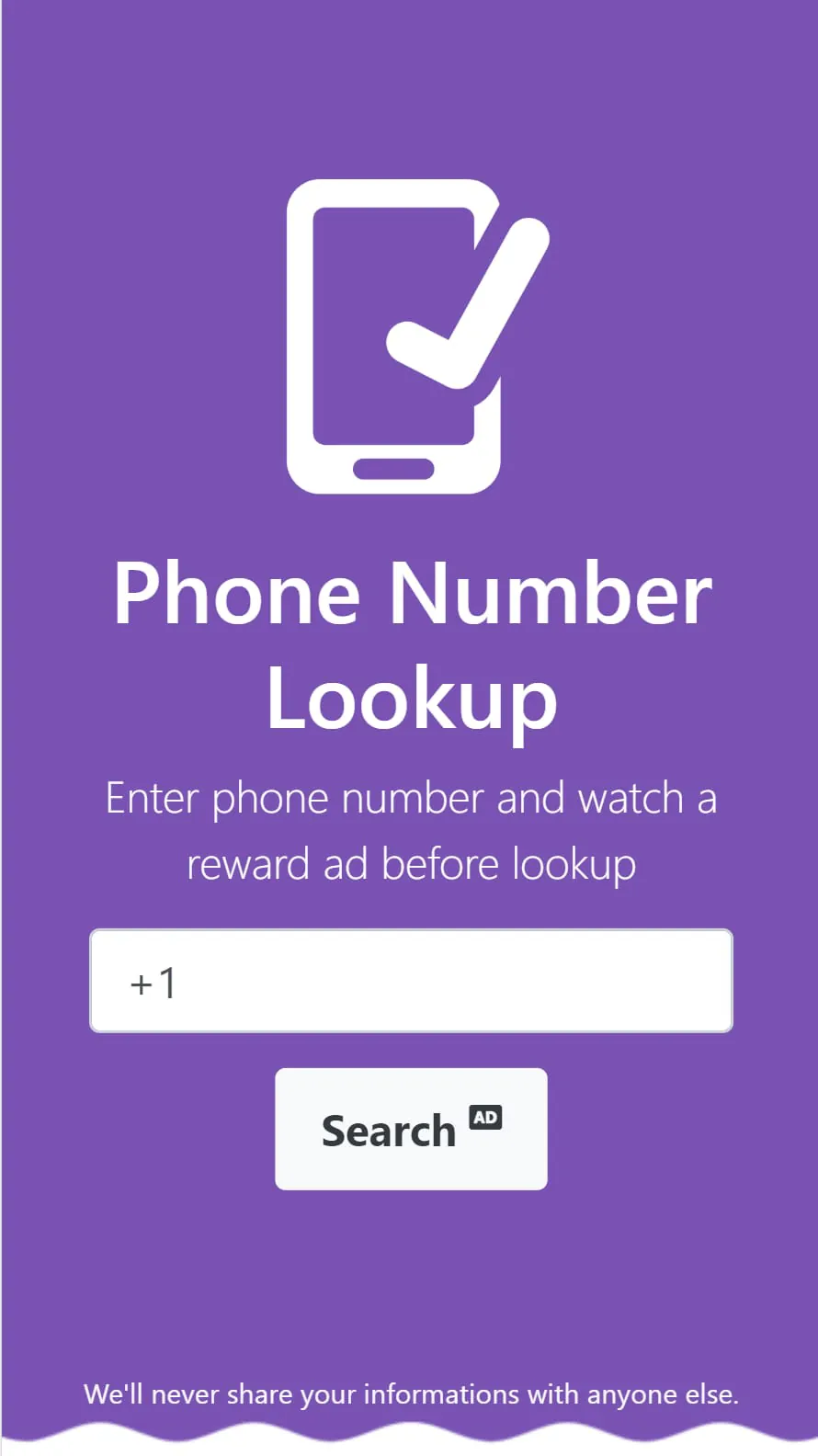 Phone Number Lookup