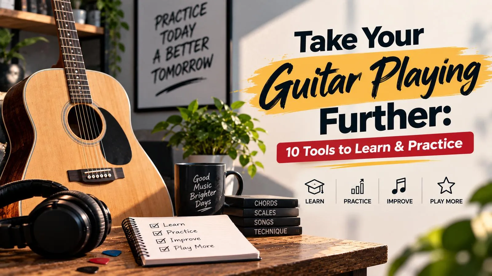 Take Your Guitar Playing Further: 10 Tools to Learn & Practice
