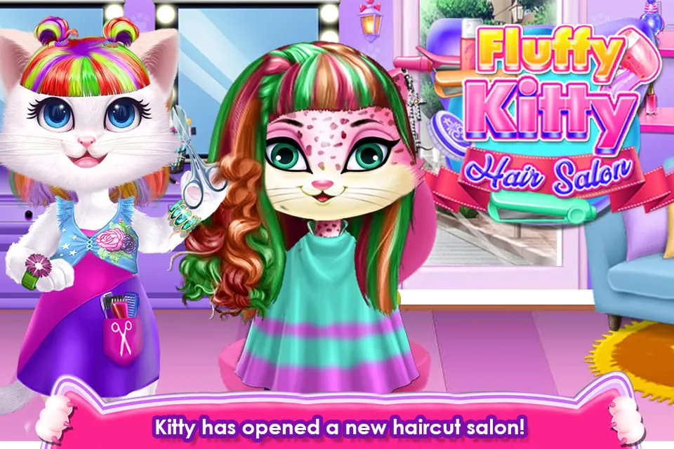 Fluffy Kitty Hair Salon