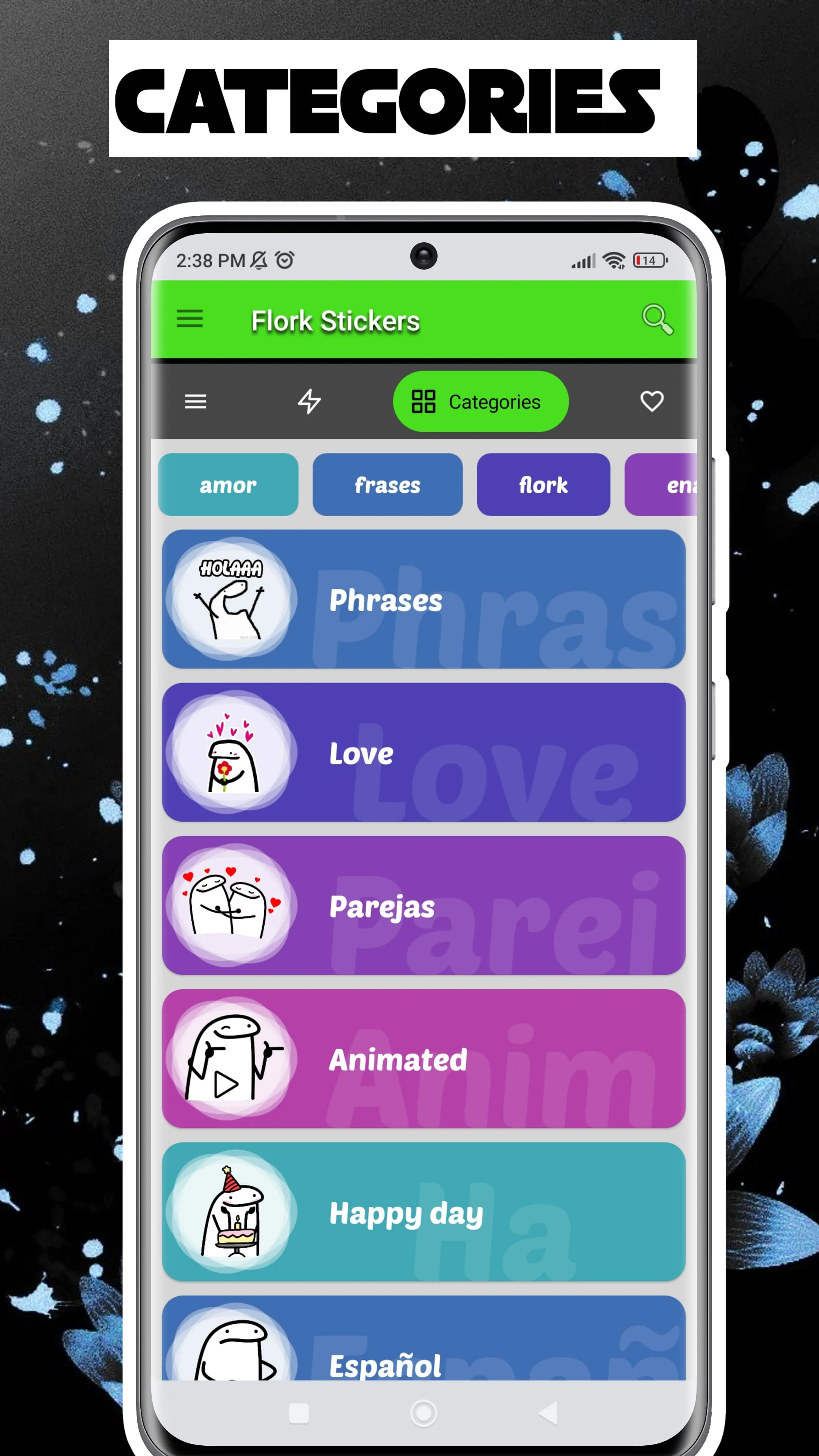 Flork Stickers for whatsapp