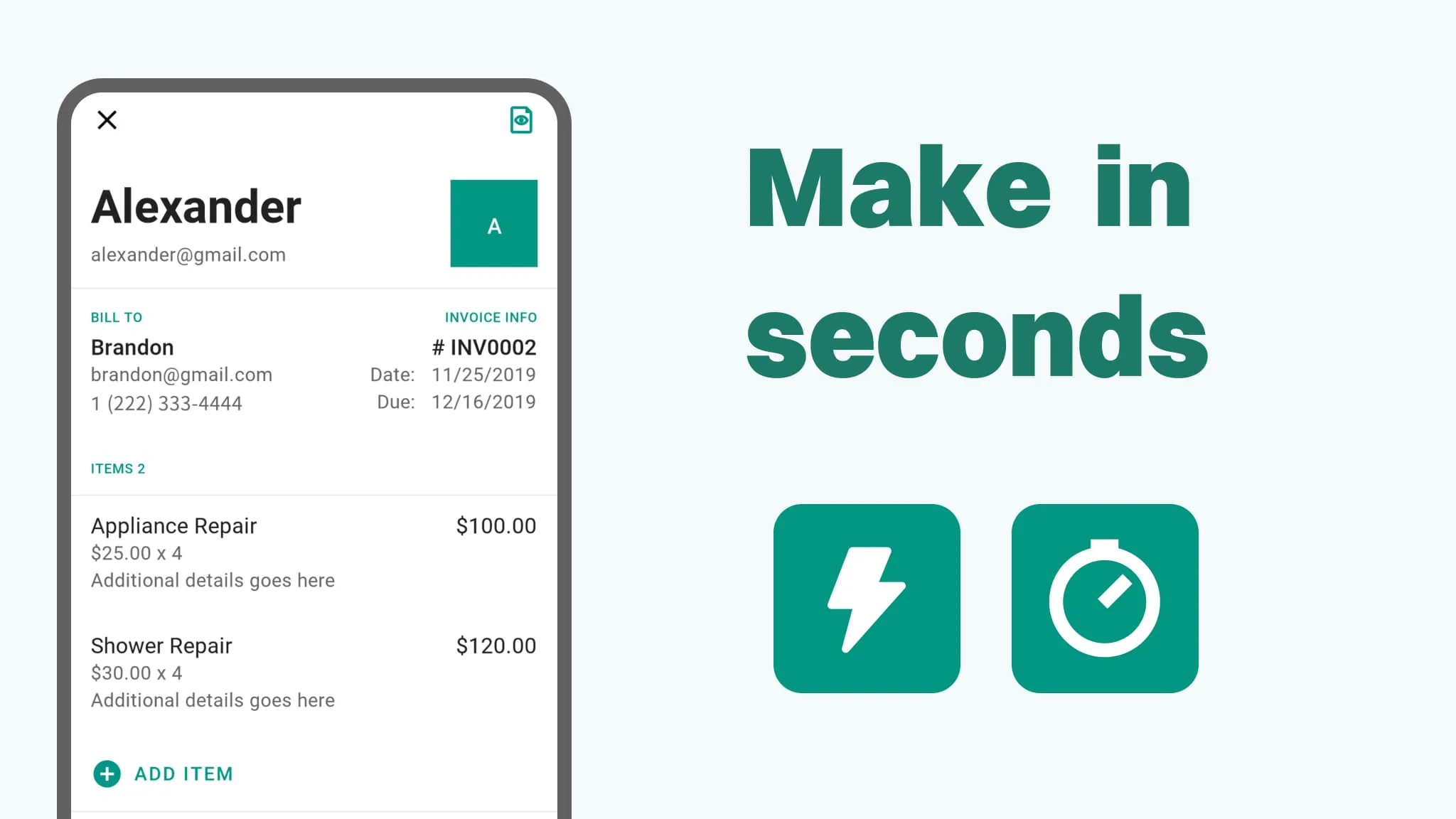 Invoice Maker & Template