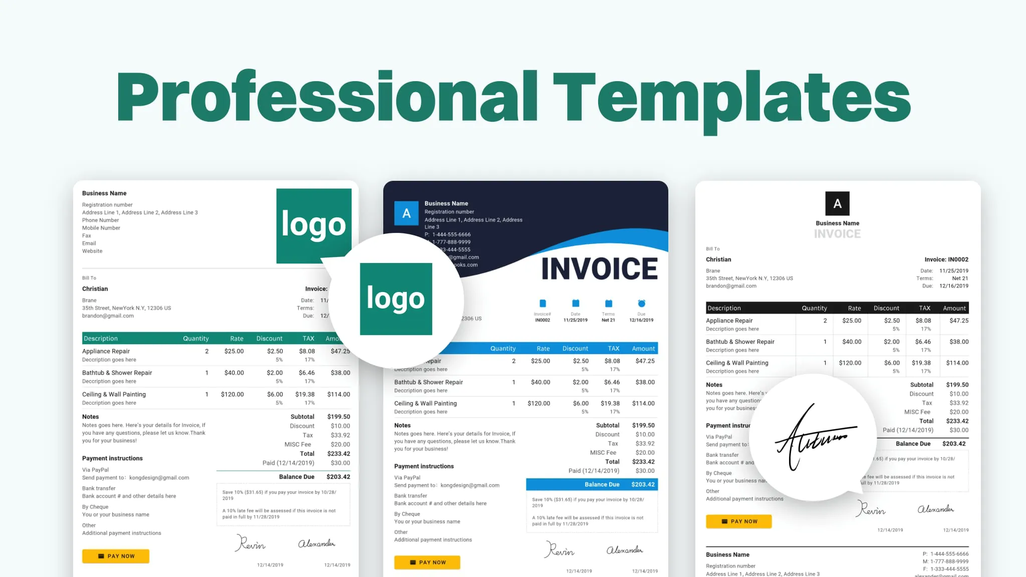 Invoice Maker & Template