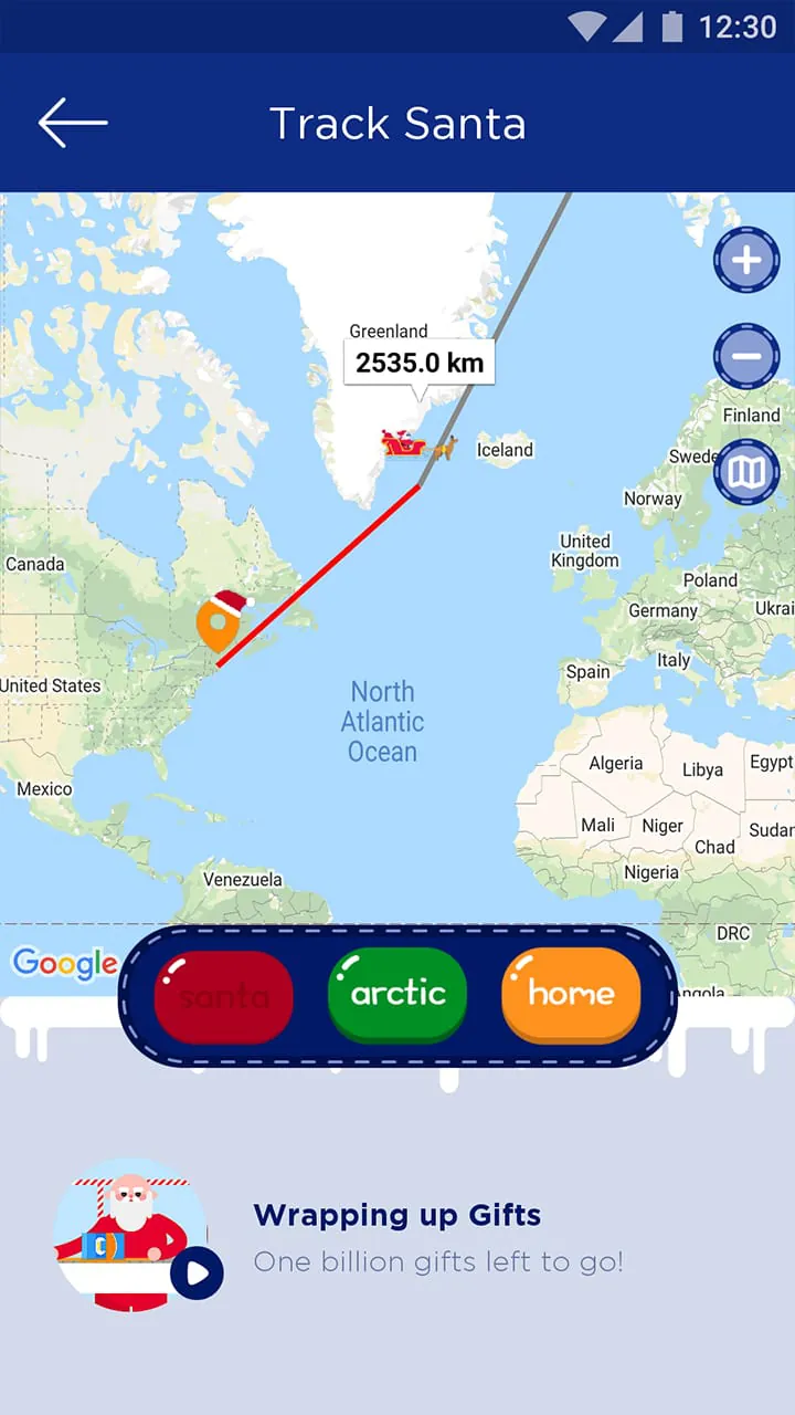 Santa Tracker - Track Santa