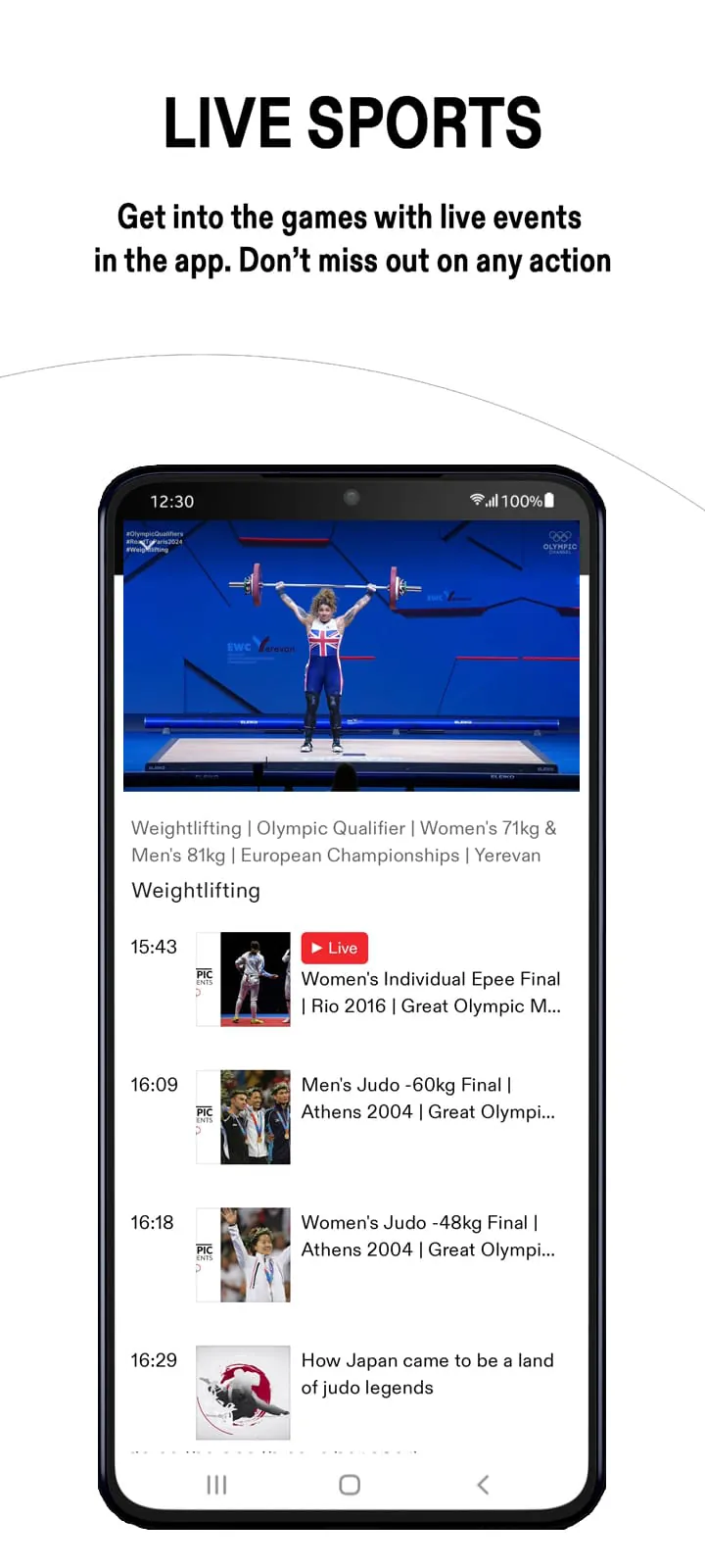 Olympics: Live Sports & News