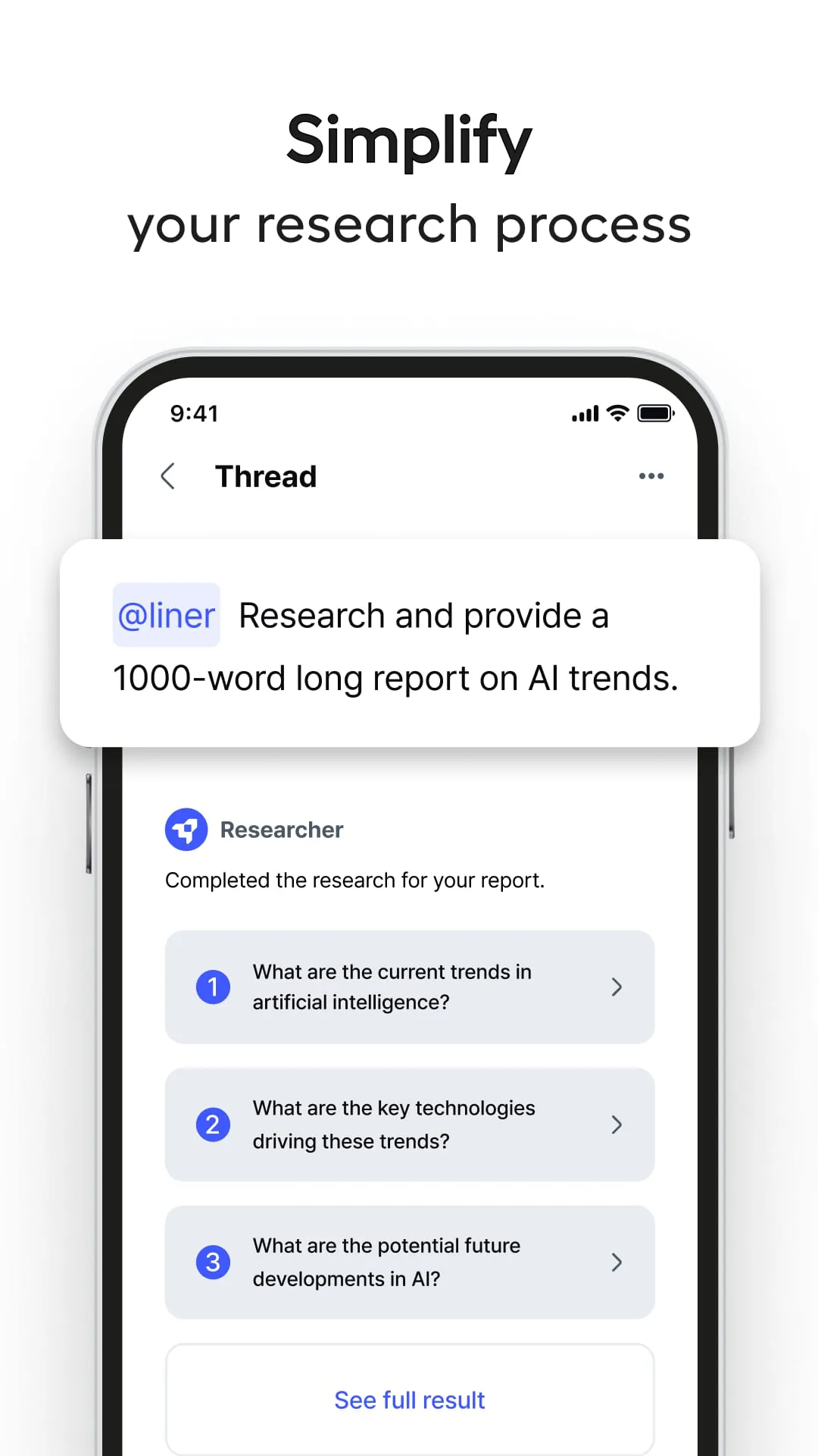 Liner: AI Search with Sources