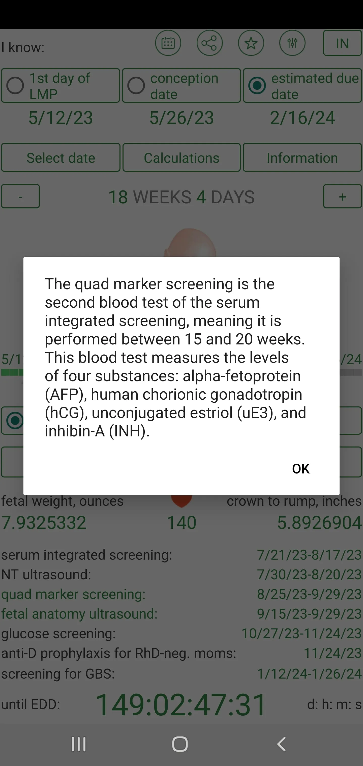 Pregnancy Due Date Calculator