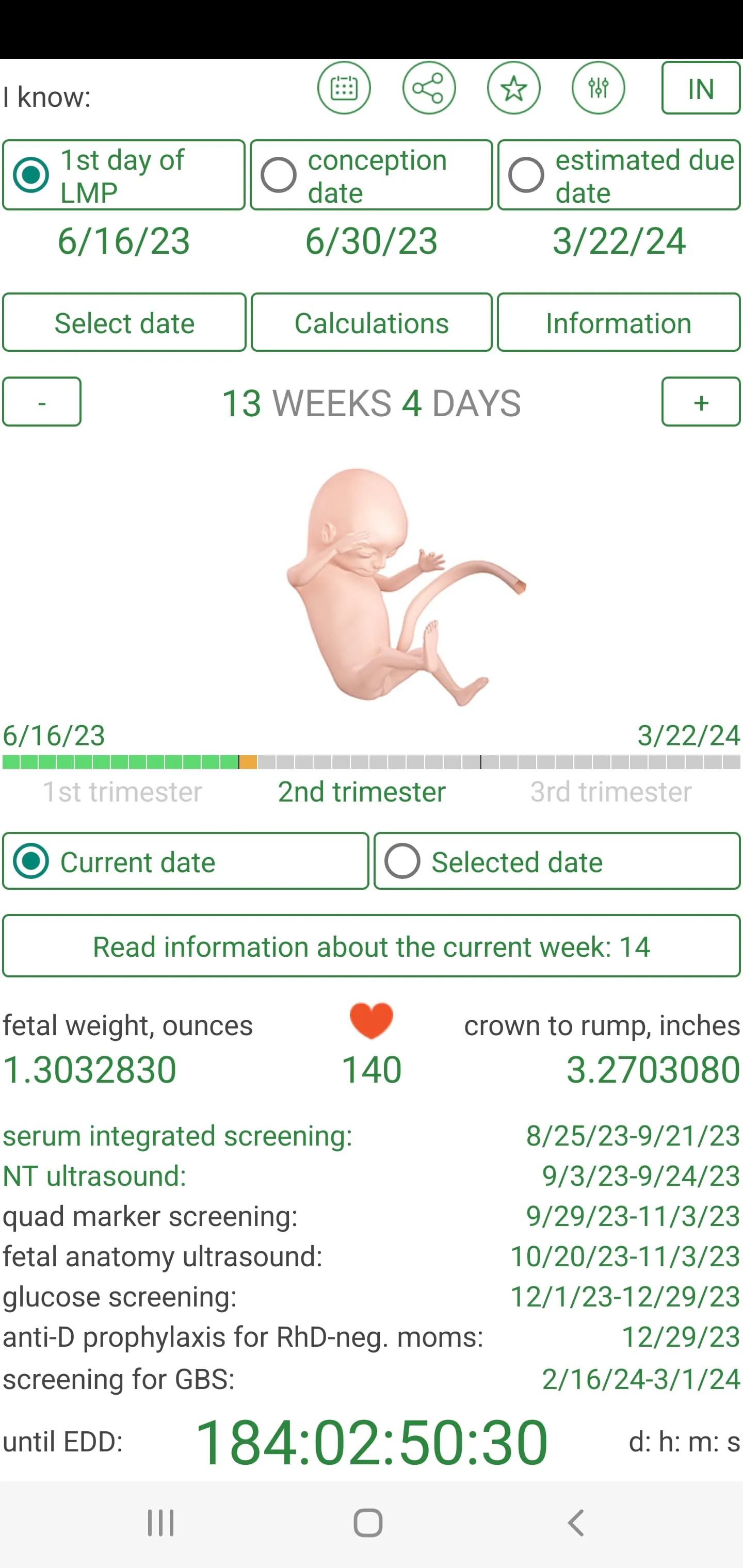 Pregnancy Due Date Calculator