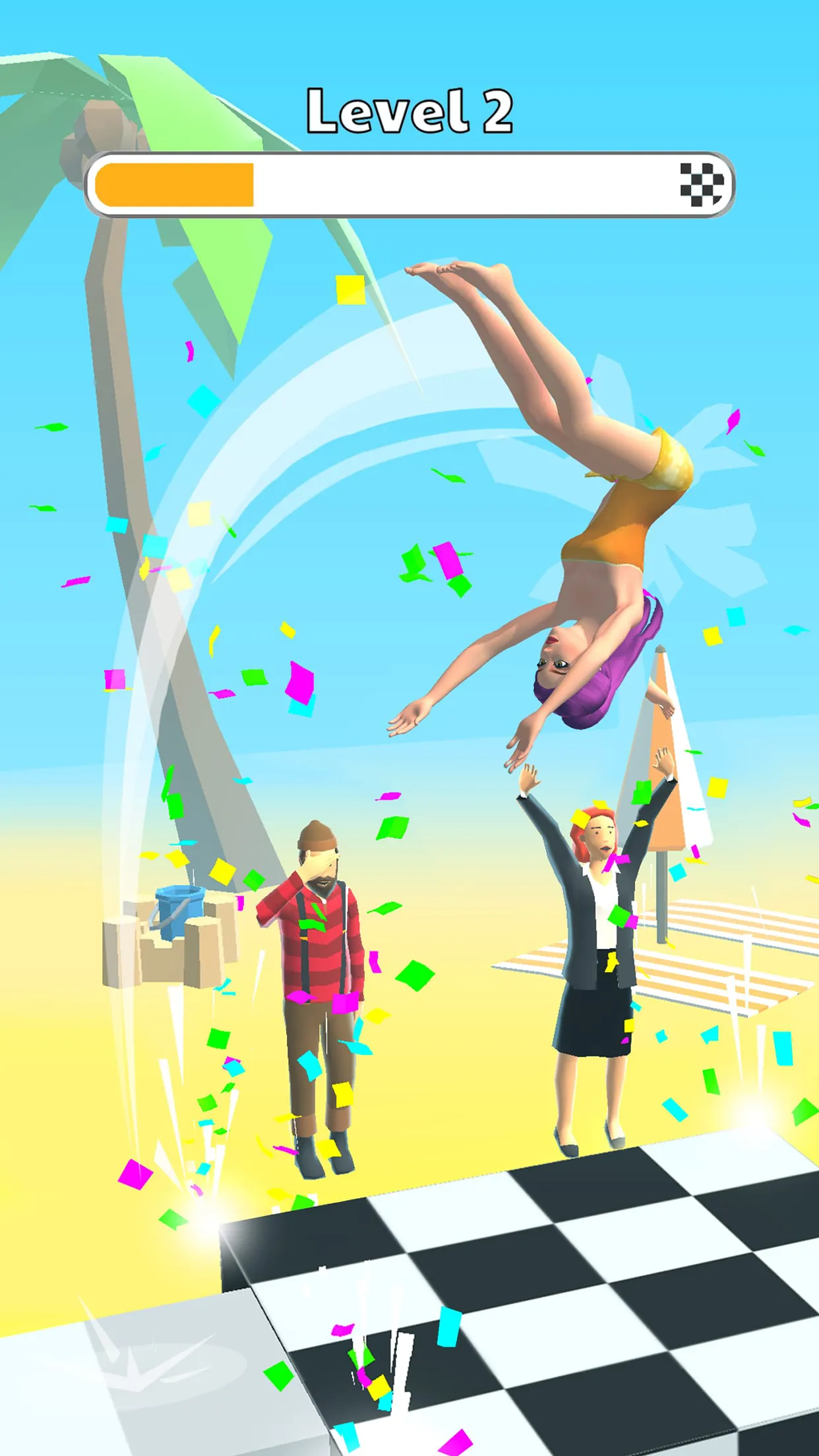 Human Flip: Jump Master Game
