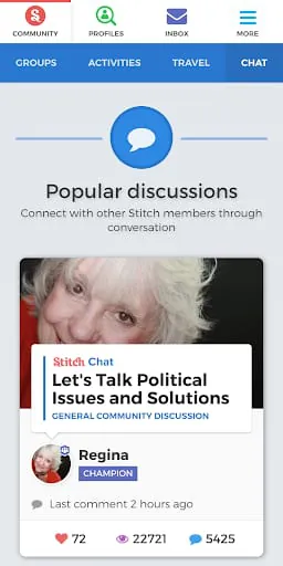 Stitch - Community for 50+