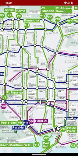 Barcelona Metro Map (Offline)