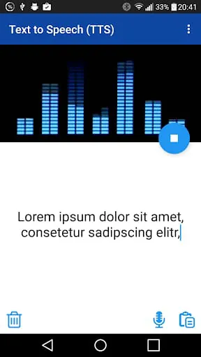 Text to Speech (TTS)