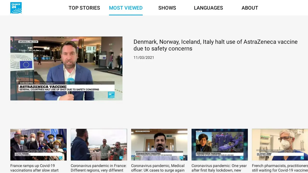 FRANCE 24 - Android TV