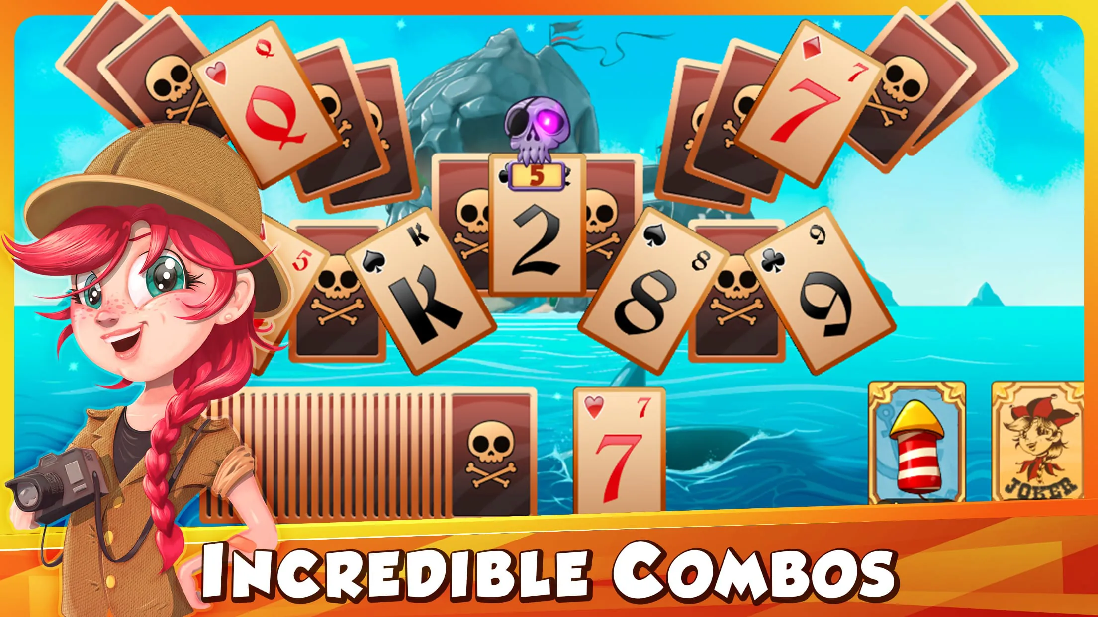 Solitaire Tripeaks Lost Worlds