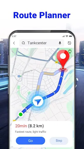 GPS Voice Navigation: Live Map