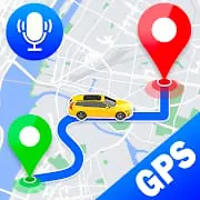 GPS Voice Navigation: Live Map