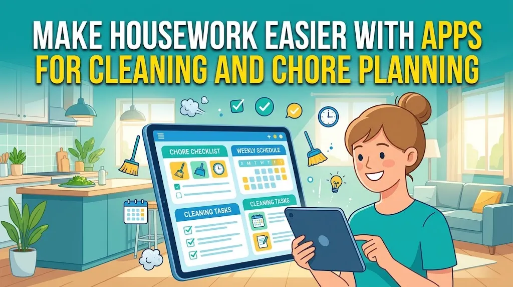 Make Housework Easier with Apps for Cleaning and Chore Planning