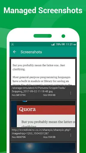 Snipping tool - Screenshot