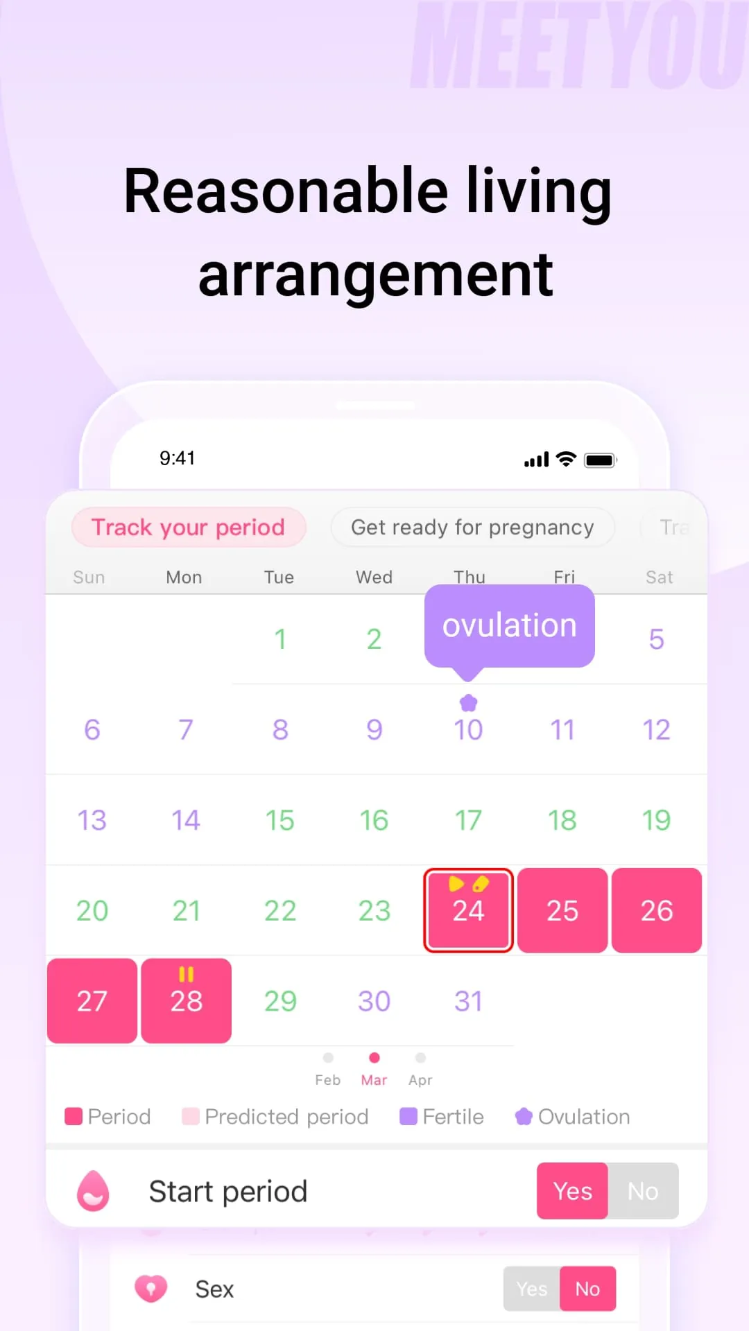 MeetYou - Period Tracker