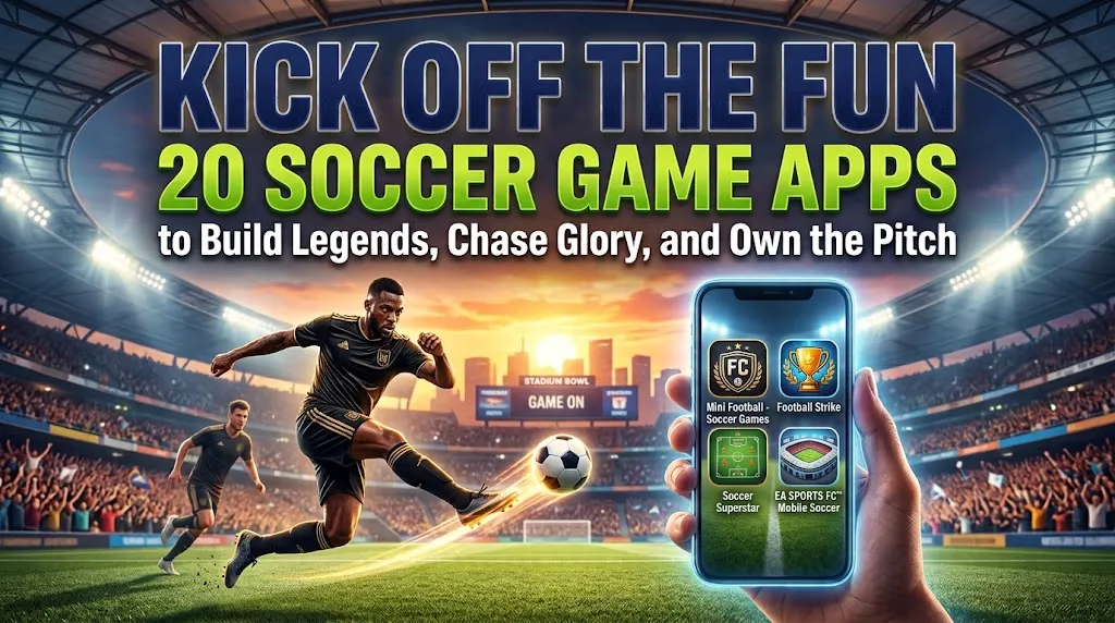 Kick Off the Fun: 20 Soccer Game Apps to Build Legends, Chase Glory, and Own the Pitch
