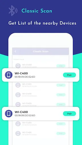 Bluetooth Pair: Finder Scanner
