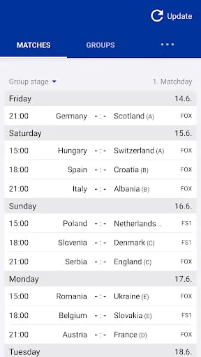 European Championship App 2024