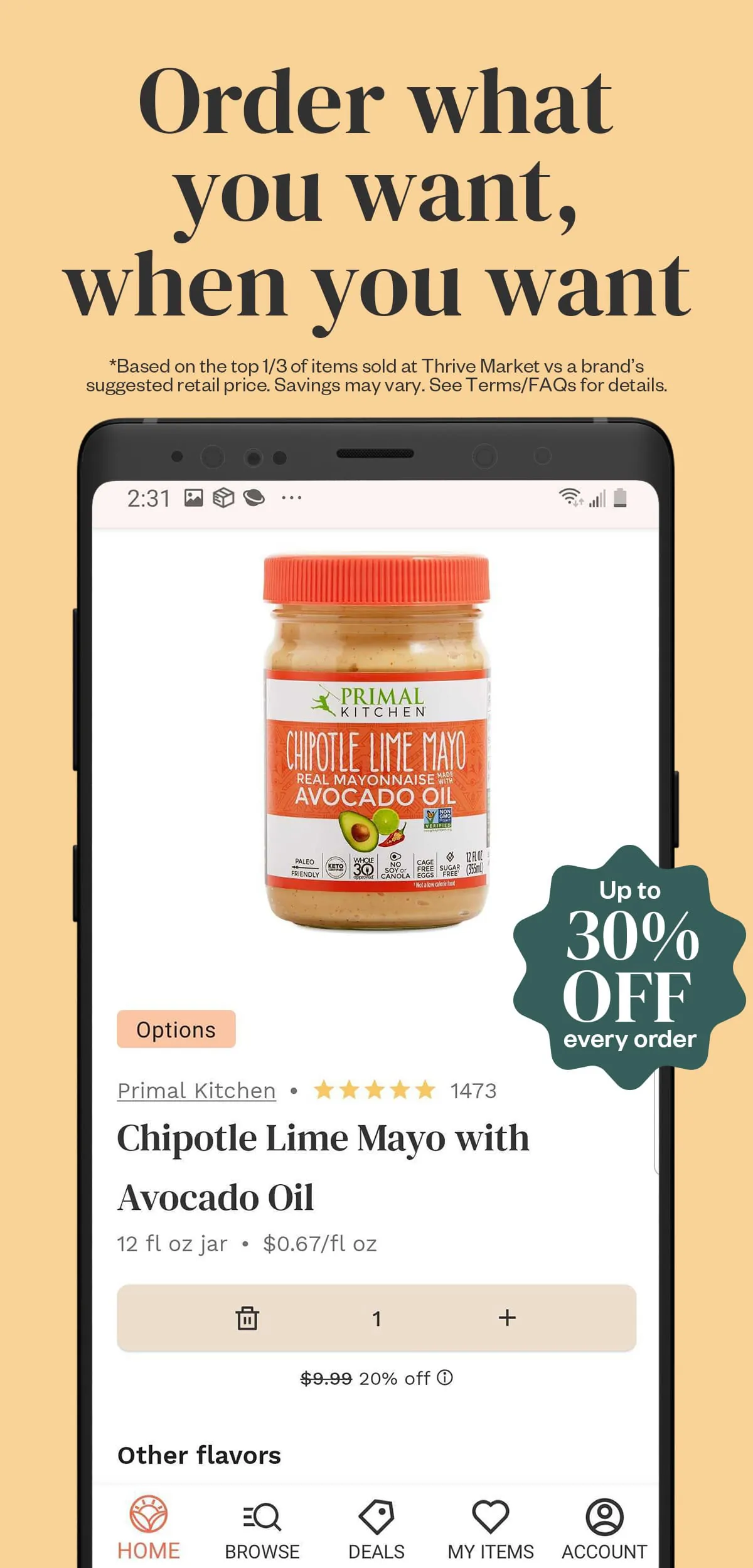 Thrive Market: Shop Healthy