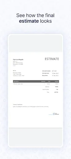 Estimate Generator - Zoho