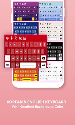 Korean Keyboard with English