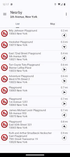 Playground Locator